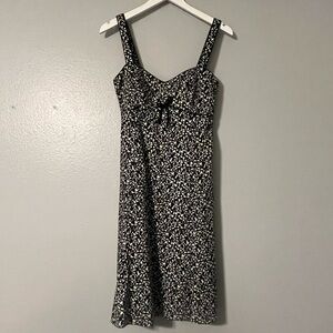 Cream and Black Dress -Dressbarn -size 8